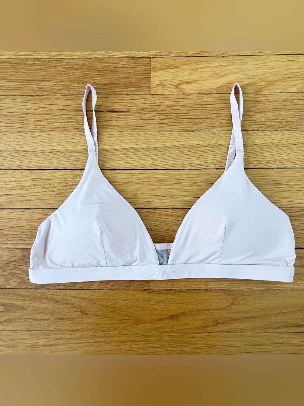 Pepper Ecru Cream Soft Comfortable Smooth Limitless Wirefree Scoop Bra Large - Picture 2 of 10